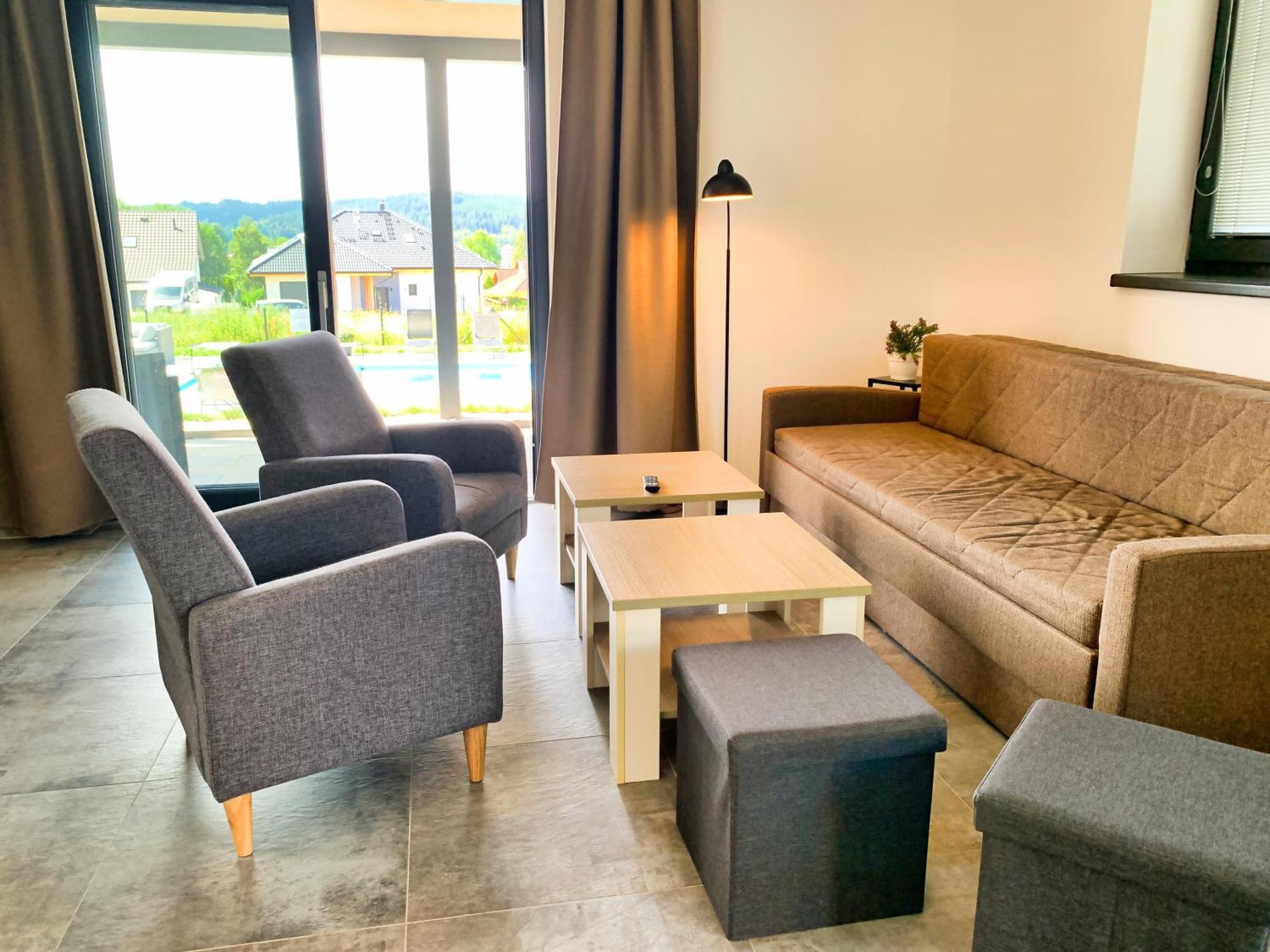 Apartmanove Domy Lipno 1 Frymburk Kültér fotó